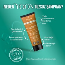Yoon Vegan Tuzsuz Şampuan 250ML & Saç Bakım Kremi 200ML Sülfatsız, Kolajen ve Biotinli 2'li Besleyici Set