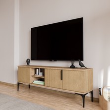 Alonex Tarz (Full YUNUS)150 cm Tv Ünitesi Tv Sehpası Raflı Tv Ünitesi Konsol