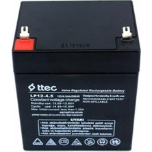 Ttec 12V 4.5AH Bakımsız Kuru Akü - 12V 4.5AH