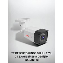 Prolife 4 Kameralı 2 Iç 2 Dış Mekan  Yeni Nesil Yüz Tanımalı Insan Yüzü Eşgal Fotoğrafı Çeken 5 Mp Sony Full Hd Ultra Güvenlik Kamerası Seti