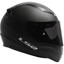 LS2 Rapid 2 Mat Siyah Motorsiklet Kask Hipoalerjenik İç Astar ile 1300 gr A sınıfı Vizör