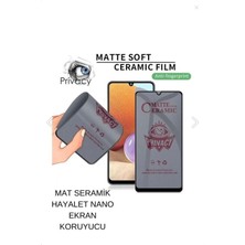 AZD iPhone 12 Pro Max Ekran Koruyucu Cam Hayalet Ekran Mat Hayalet Ceramic