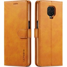 4U Sky Pu Deri Cüzdan Stand Koruyucu Telefon Kapak Kılıfı Xiaomi Redmi Note 10 Lite-Sarı (Yurt Dışından)