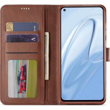 4U Sky Pu Deri Cüzdan Stand Koruyucu Telefon Kapak Kılıfı Xiaomi Redmi Note 10 Lite-Sarı (Yurt Dışından)