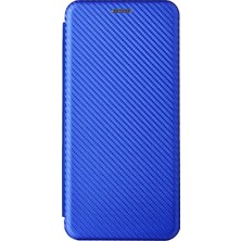 4U Sky Karbon Fiber Doku Hassas Kesim Otomatik Absorbed Anti Drop Anti Deri Telefon Kılıf Kapağı, Xiaomi 11T/11T Pro-Mavi Için Kart Yuvalı (Yurt Dışından)