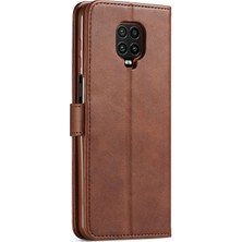 4U Sky Pu Deri Cüzdan Stand Koruyucu Telefon Kapak Kılıfı Xiaomi Redmi Note 10 Lite-Brown (Yurt Dışından)