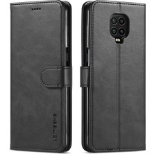 4U Sky Pu Deri Cüzdan Stand Koruyucu Telefon Kapak Kılıfı Xiaomi Redmi Note 10 Lite-Black (Yurt Dışından)