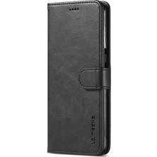 4U Sky Pu Deri Cüzdan Stand Koruyucu Telefon Kapak Kılıfı Xiaomi Redmi Note 10 Lite-Black (Yurt Dışından)