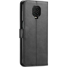 4U Sky Pu Deri Cüzdan Stand Koruyucu Telefon Kapak Kılıfı Xiaomi Redmi Note 10 Lite-Black (Yurt Dışından)