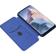 4U Sky Xiaomi Mi 11 Ultra-Mavi Için Otomatik Emilmiş Karbon Fiber Doku Stand Kapağı (Yurt Dışından)