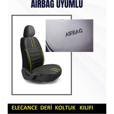 Galaxy Fiat Fiorino Serisi Binek ve Tic. Araçlar Için Uyumlu Elegance Deri Modüler Koltuk Klf Set