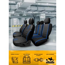 Galaxy Hyundai I20 Serisi Binek ve Tic. Araçlar Için Uyumlu Elegance Deri Modüler Koltuk Klf Set