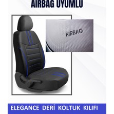 Galaxy Hyundai I20 Serisi Binek ve Tic. Araçlar Için Uyumlu Elegance Deri Modüler Koltuk Klf Set