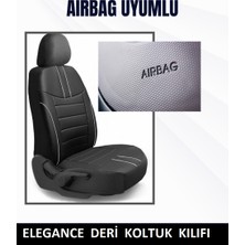 Galaxy Fiat Fiorino Serisi Binek ve Tic. Araçlar Için Uyumlu Elegance Deri Modüler Koltuk Klf Set