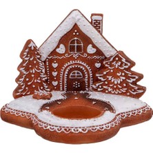 Paşabahçe Gingerbread House Tealight Polyresin Mumluk