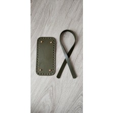 Feriha Hobi Deri Örgü Çanta Tabanı (25*12) ve Dikmeli Askı (70CM)