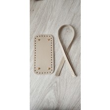 Feriha Hobi Deri Örgü Çanta Tabanı (25*12) ve Dikmeli Askı (70CM)