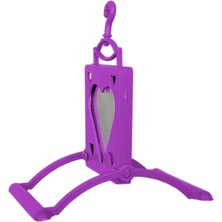 Colezium CLZ205 Kalp Şekilli Aynalı Kuş Salıncağı 10 cm Pembe