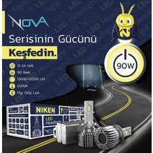 H9 led xenon far ampulü seti niken nova 12000lm