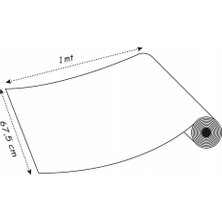 D-C-Fix 334-8013 Statik Folyo Buzlu Cam Görünümlü (67,5cm x 1mt)
