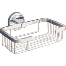 Decordem Banora Kare Tel Sabunluk, Paslanmaz Metal, Krom