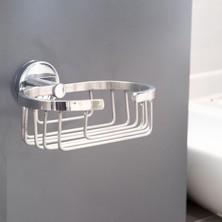 Decordem Banora Oval Tel Sabunluk,paslanmaz Metal, Krom