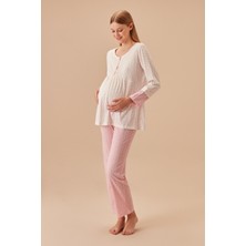 Suwen Bow Hamile Lohusa Pijama Takımı