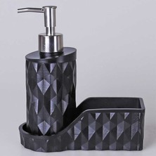 Selim Prizma Mutfak Sıvı Sabunluk Siyah