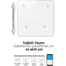 Teknoexpress Profesyonel Yağ Ölçer Fonksiyonlu Akıllı Bluetooth Tartı Vücut Analizli Baskül