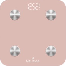 Nautica Basic Collection Vücut Analizli Akıllı Bluetooth Tartı Baskül Pembe