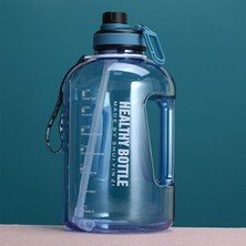Kamardey Motivasyon Su Matarası 2200 ml Suluk Spor Su Şişesi - Bpa Içermez