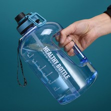 Kamardey Motivasyon Su Matarası 2200 ml Suluk Spor Su Şişesi - Bpa Içermez