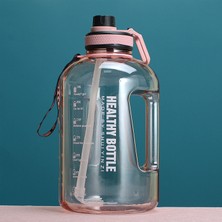 Kamardey Motivasyon Su Matarası 2200 ml Suluk Spor Su Şişesi - Bpa Içermez