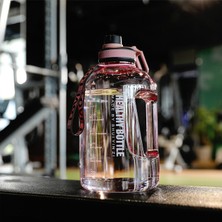 Kamardey Motivasyon Su Matarası 2200 ml Suluk Spor Su Şişesi - Bpa Içermez