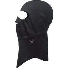 Buff Balaklava Windroof Solid Black Maske