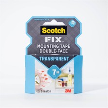 3M™ Scotch-Fix™ Montaj Bandı - 4910C-1915-P, Şeffaf - Max 7 kg (19mm x 1,5m)