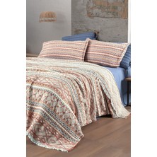 Sarev Aramis Taba Tek Kişilik %100 Pamuk Mood Comfort Yıkamalı Yatak Örtüsü Seti