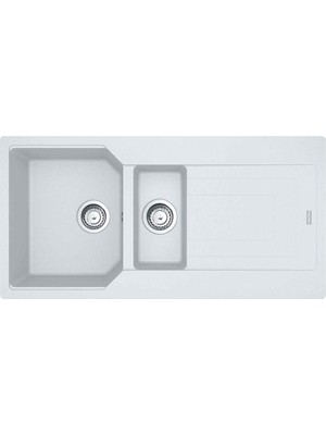 Franke Urban Ubg 651-100 Granit Evye, 1,5 Hazne, Bianco, 100X50 cm