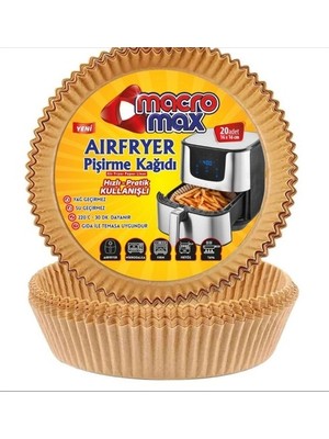 Macromax Airfryer Pişirme Kağıdı 20 Adet Fiyatı