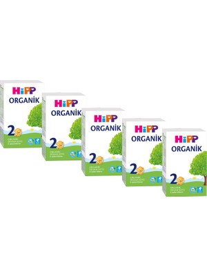 Hipp 2 Organik Devam Sütü 300 gr 5 Adet