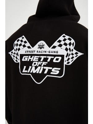 Ghetto Off Limits Racın' Gang Oversıze Unısex Zıpper