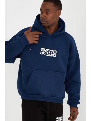 Ghetto Off Limits Basıc Oversıze Unısex Hoodıe