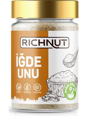 Richnut İğde Çekirdeği Unu 120 gr – Doğal Aromalı, Tatlı ve Tuzlu Tarifler İçin Sağlıklı ve Besleyici Seçenek