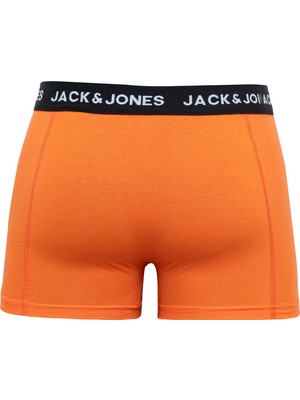 Jack & Jones Logolu Elastik Bel Yapili Tekli Boxer - Solid