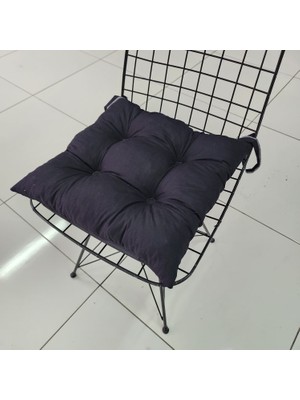 Babynest Dünyası 4 Lü Takım Pofidik Kare Sandalye Minderi 40x40cm