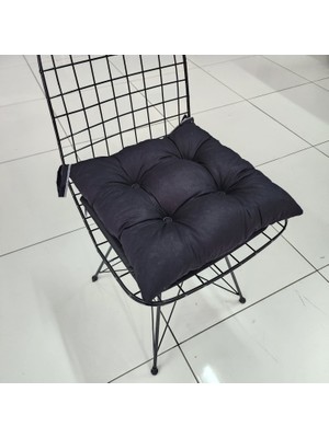 Babynest Dünyası 4 Lü Takım Pofidik Kare Sandalye Minderi 40x40cm