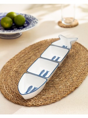 Madame Coco Marine 4 Parça Sunum Tabağı