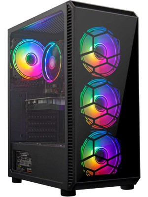 Turbox TX5016 Ryzen 5 3600 32GB 512GB SSD GTX1050TI 4gb 23.6 Curved Freedos Oyuncu Bilgisayarı