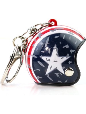 Schulzz Ultra Realistik Retro Kask Metal Anahtarlık