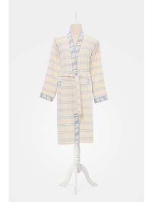 Özdilek Birds Peştamal Kimono Bornoz S/m Beden